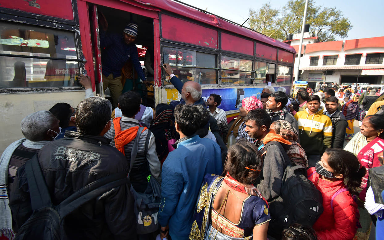 Mauni Amavasya 2022: Roadways ran two and a half thousand buses, three special trains ran from Rambagh
