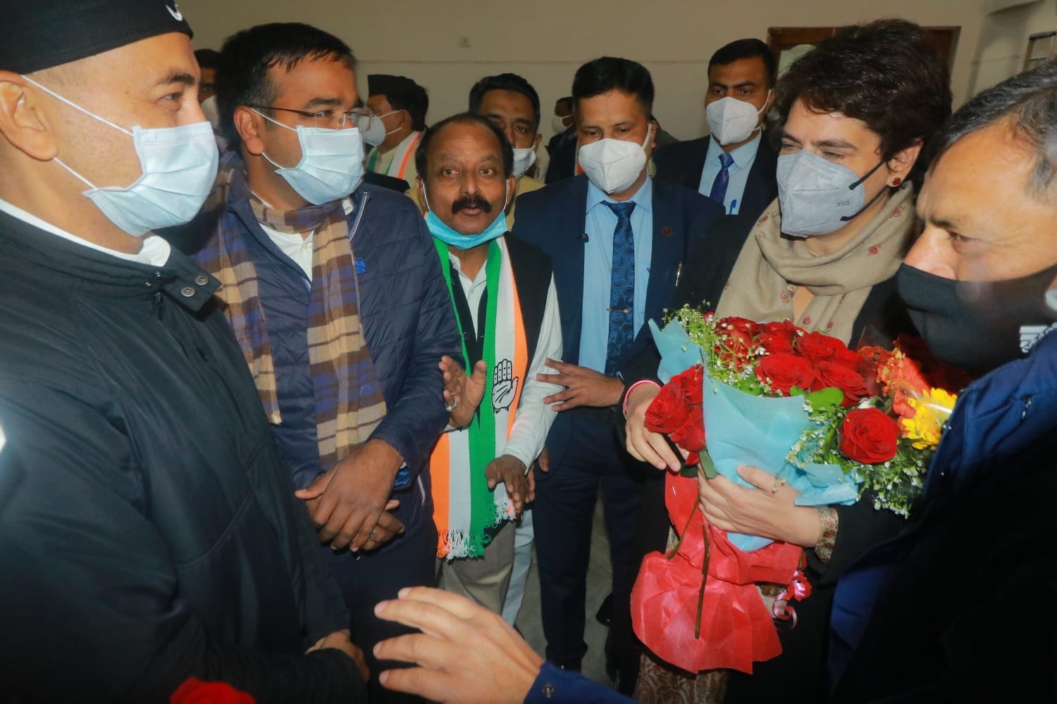 uttarakhand election 2022 congress priyanka gandhi virtual rally in dehradun latest news update today, see photos