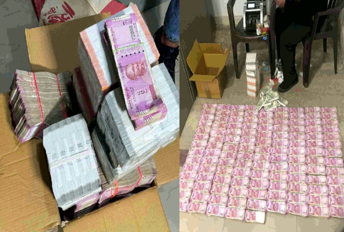 Noida retired IPS officer IT raid more than 600 lockers in house basement, officers shocked on seeing bundles of note
