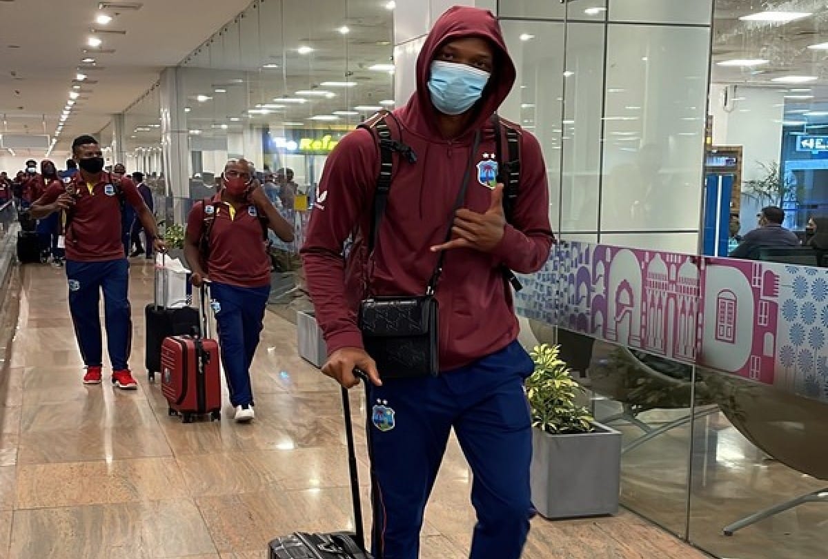 Ind vs WI: West Indies team arrive in Ahmedabad for white-ball series