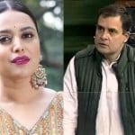 स्वरा भास्कर, राहुल गांधी