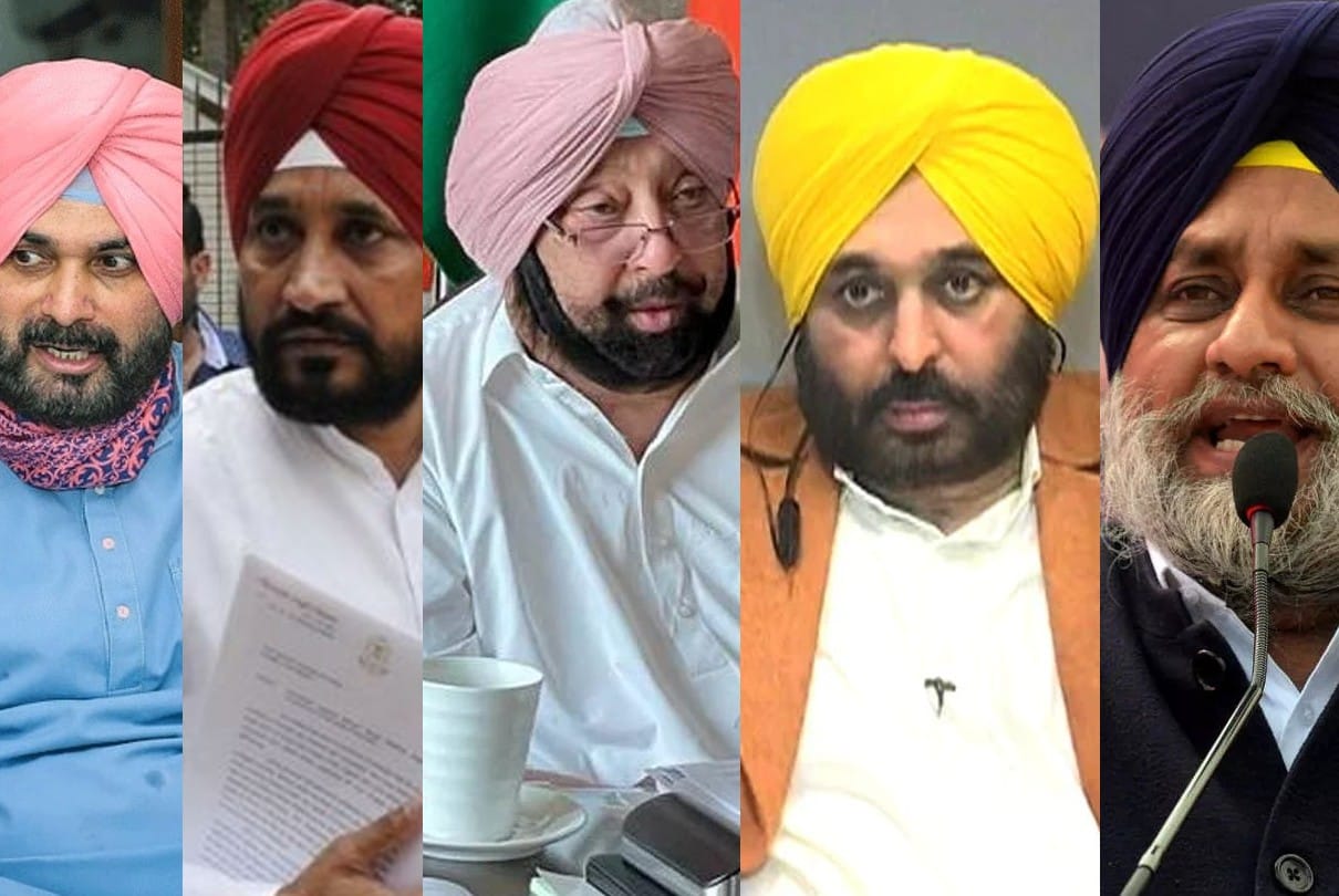 Punjab Election 2022 Story of Five Big Political Faces of Punjab