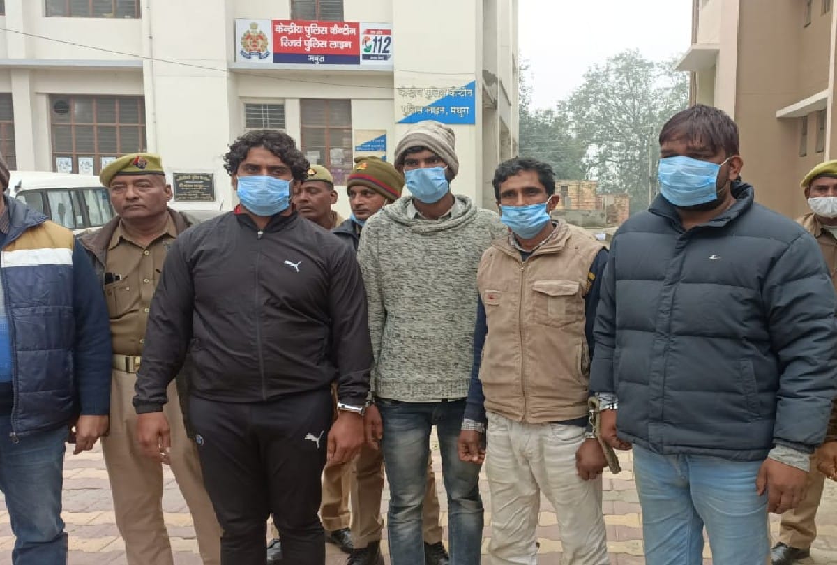 five accused arrested for  Murder Of Proposer Of BJP Candidate In Mathura