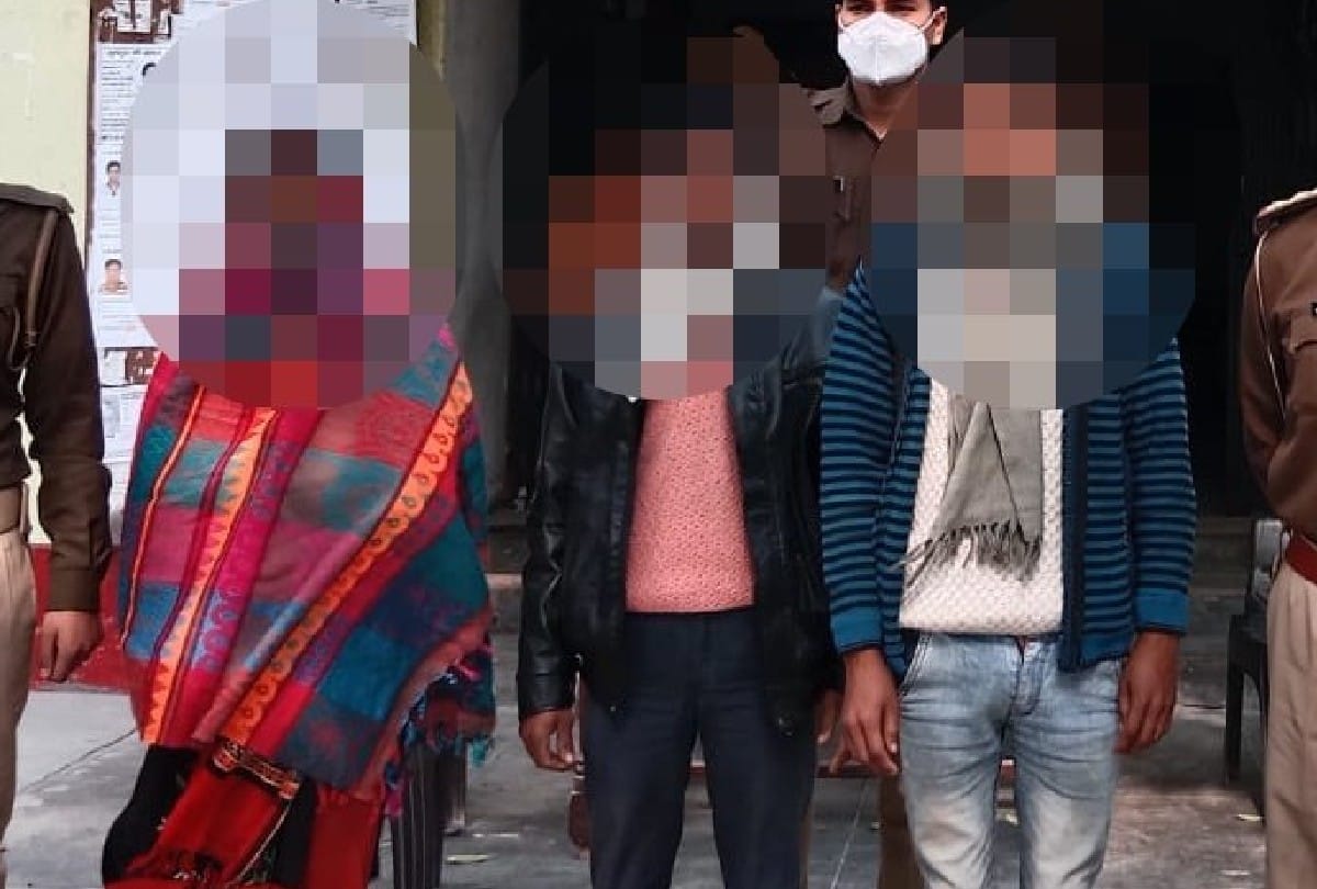 three arrested including step daughter for murder of woman in etah