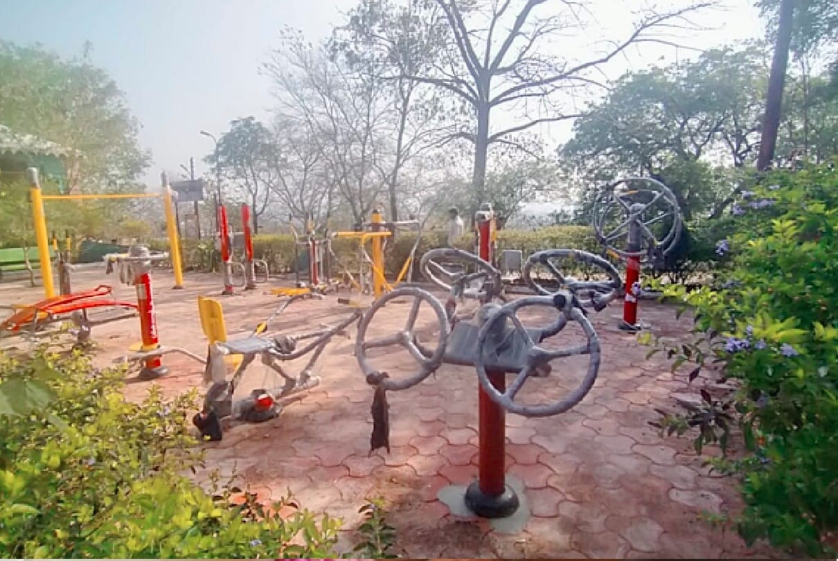 Chhatarpur: Open gym inaugurated on Vasant Panchami, citizens will get its benefit free of cost