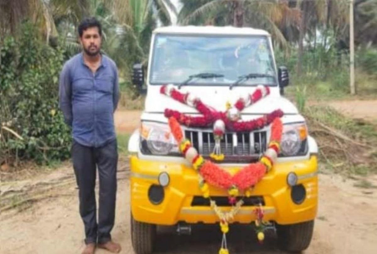 Karnataka Tumkuru Farmer Kempegowda got Bolero Pickup from Mahindra Showroom