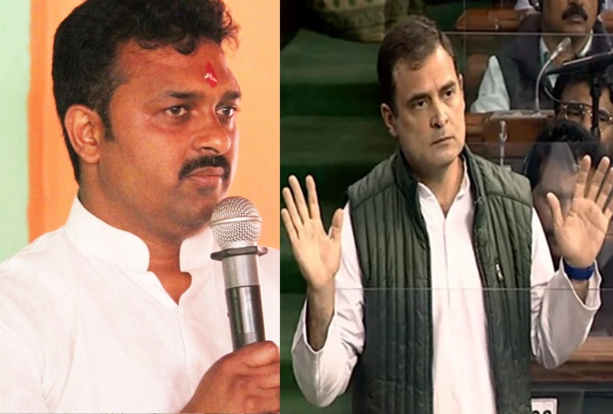 BJP MP Kamlesh Paswan taunted on Rahul Gandhi in Lok Sabha