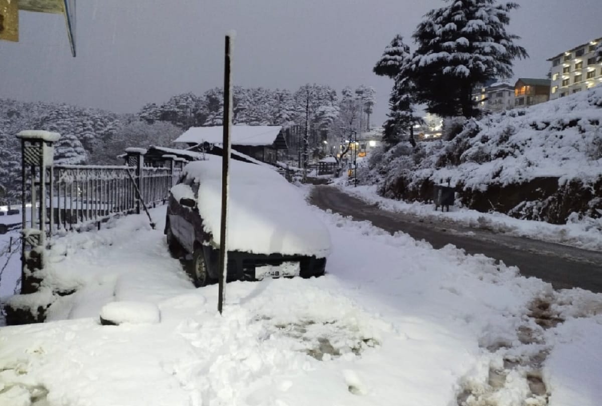 Vaishno Devi complex blossomed due to snowfall, rain and snow in other parts of the state including Patnitop-Gulmarg