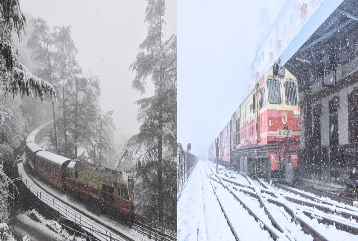 Amidst the snow cover, the businessmen of Delhi enjoyed the exciting journey of rail motorcar.