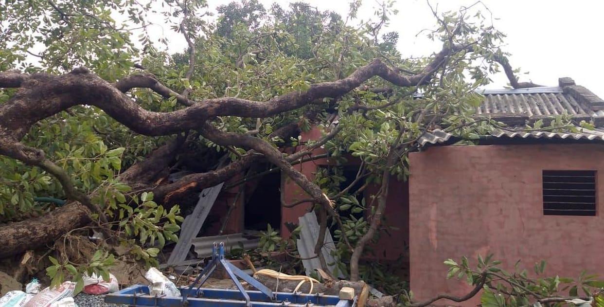 Storm-water wreaked havoc, death of old and teenager