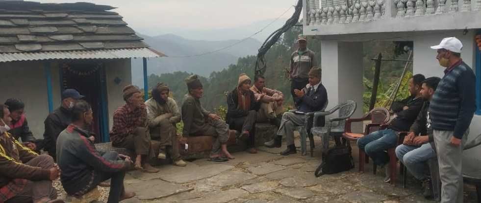 Villagers Pledge for Voting