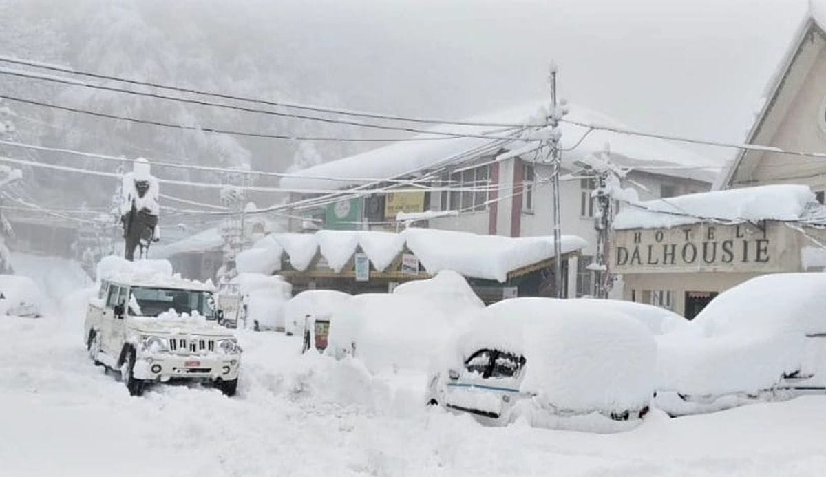 Dalhousie has the highest snowfall of the season