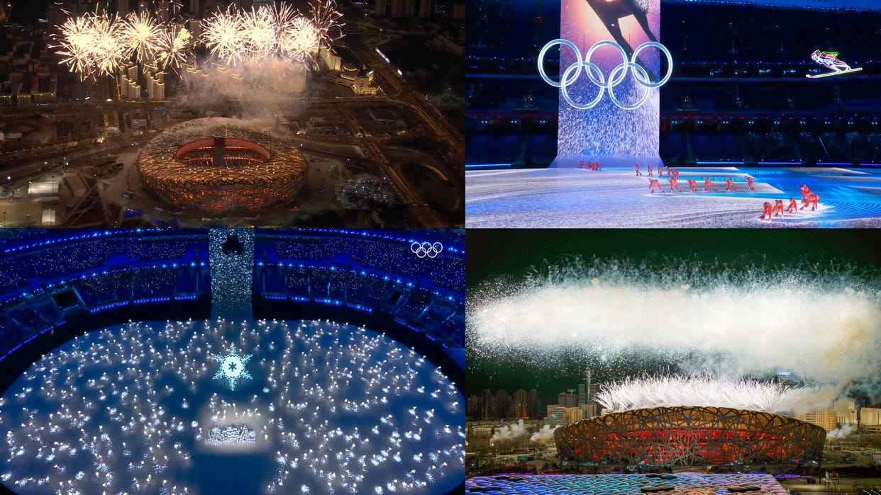 Beijing Winter Olympics: Colorful start of Winter Games in Beijing with fireworks, Arif of India with flag