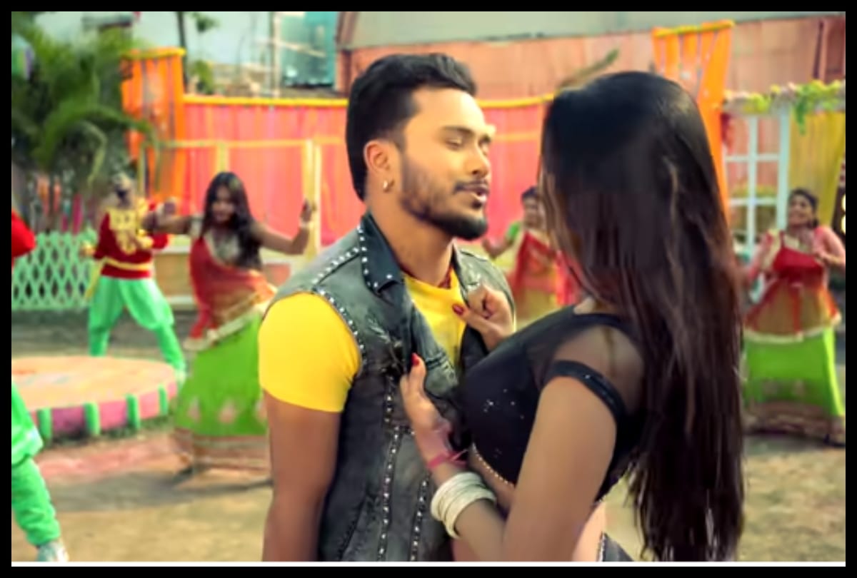 Bhojpuri singer Golu Gold made a new song on Allu Arjun's famous dialouge pushparaj jhukega nahi