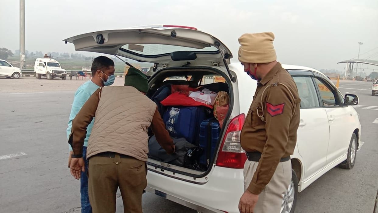 Haryana Police on alert regarding UP elections