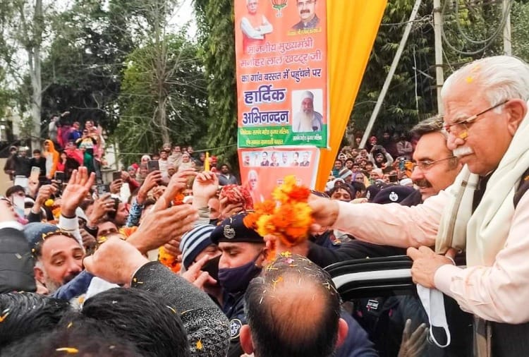 CM Manohar Lal visited Kaimla village of Karnal