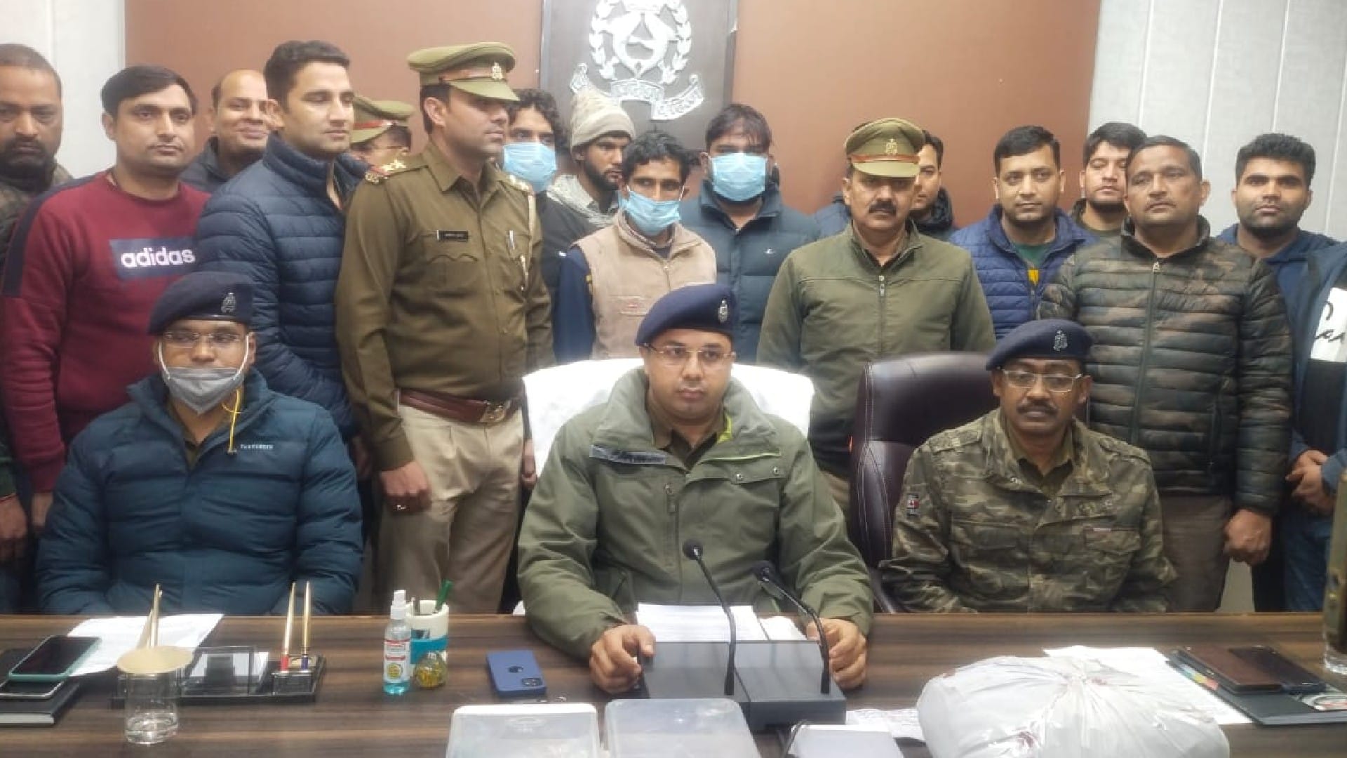 murder accused photos with bjp candidate during campaigning goes viral in mathura