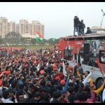 सभा को संबोधित करते अखिलेश यादव