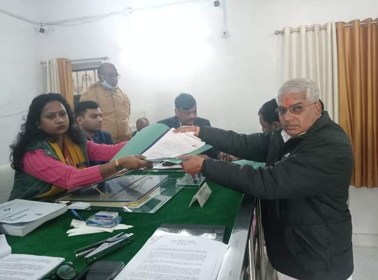 BJP candidate from Tiloi assembly constituency filed nomination