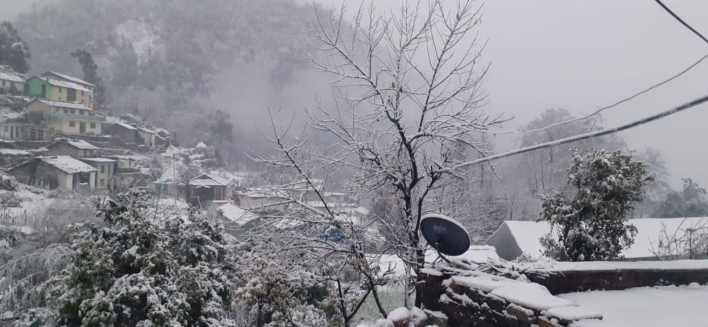 Snowfall in Kumaun