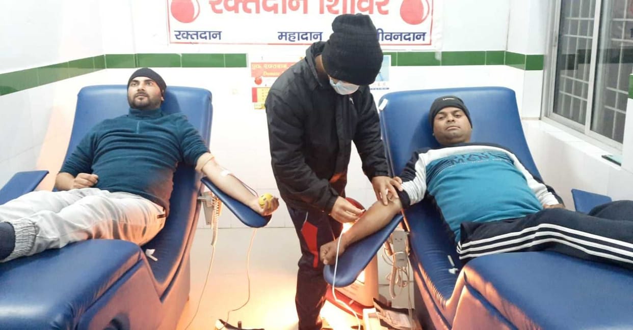 Two People Donated Blood To Save Life