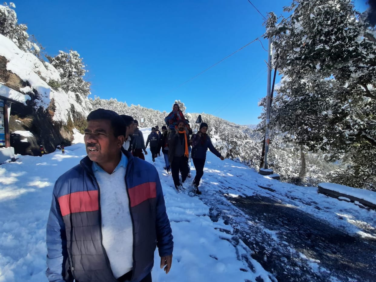 Road Open in Rural Bheemtal