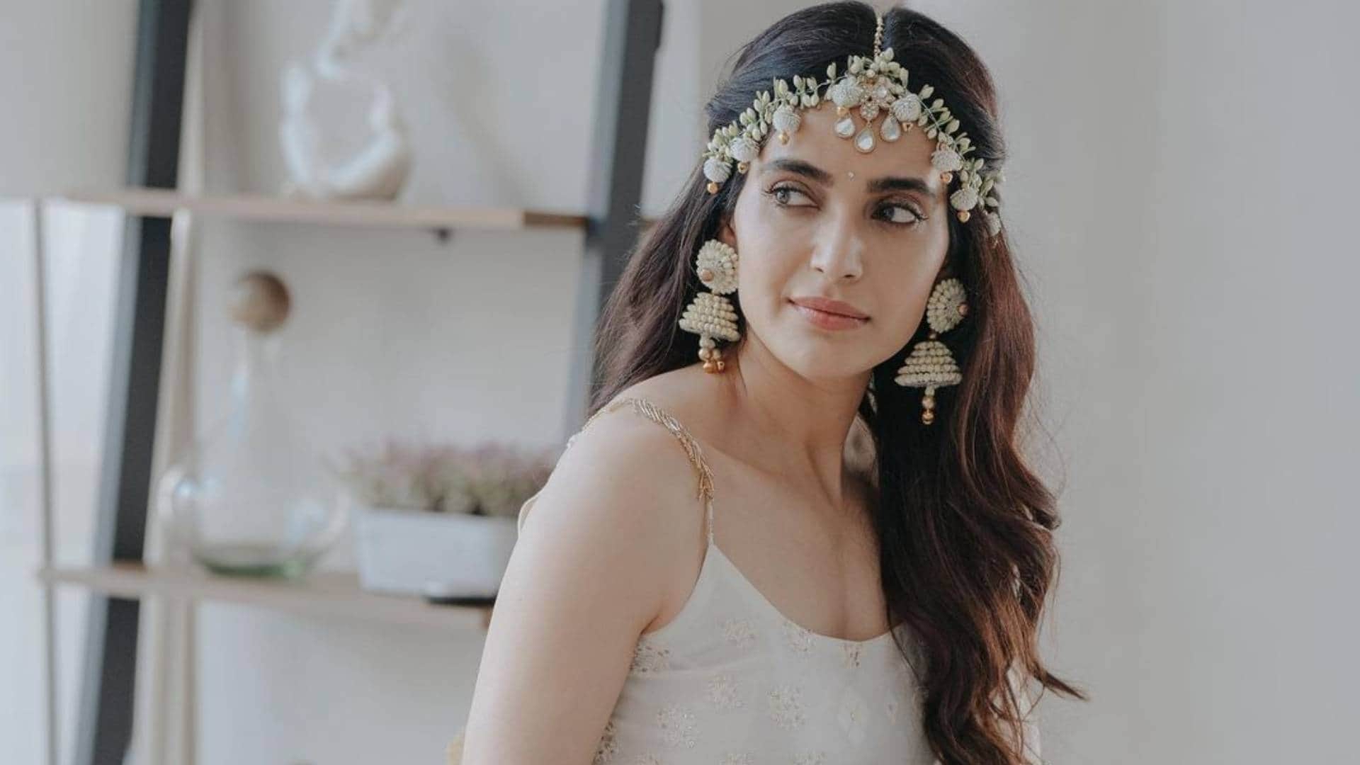 karishma tanna sharara suit and haldi photos and suit price