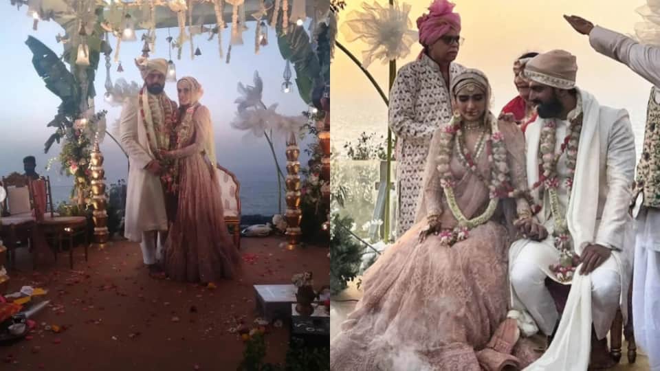 TV actress Karishma Tanna and Varun Bangera get married see weeding photos and videos