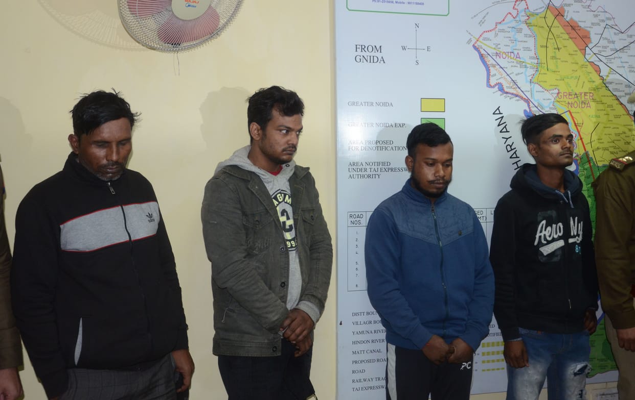 Jhaptmar gang busted, four crooks arrested