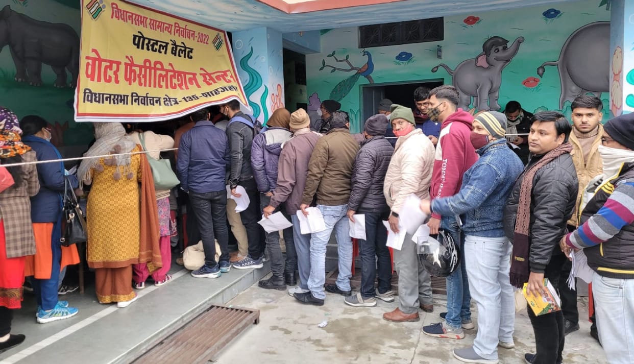 505 election staff voted on the day before the postal ballot