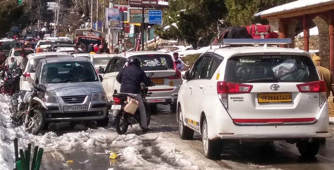 Snowfall in Nainital