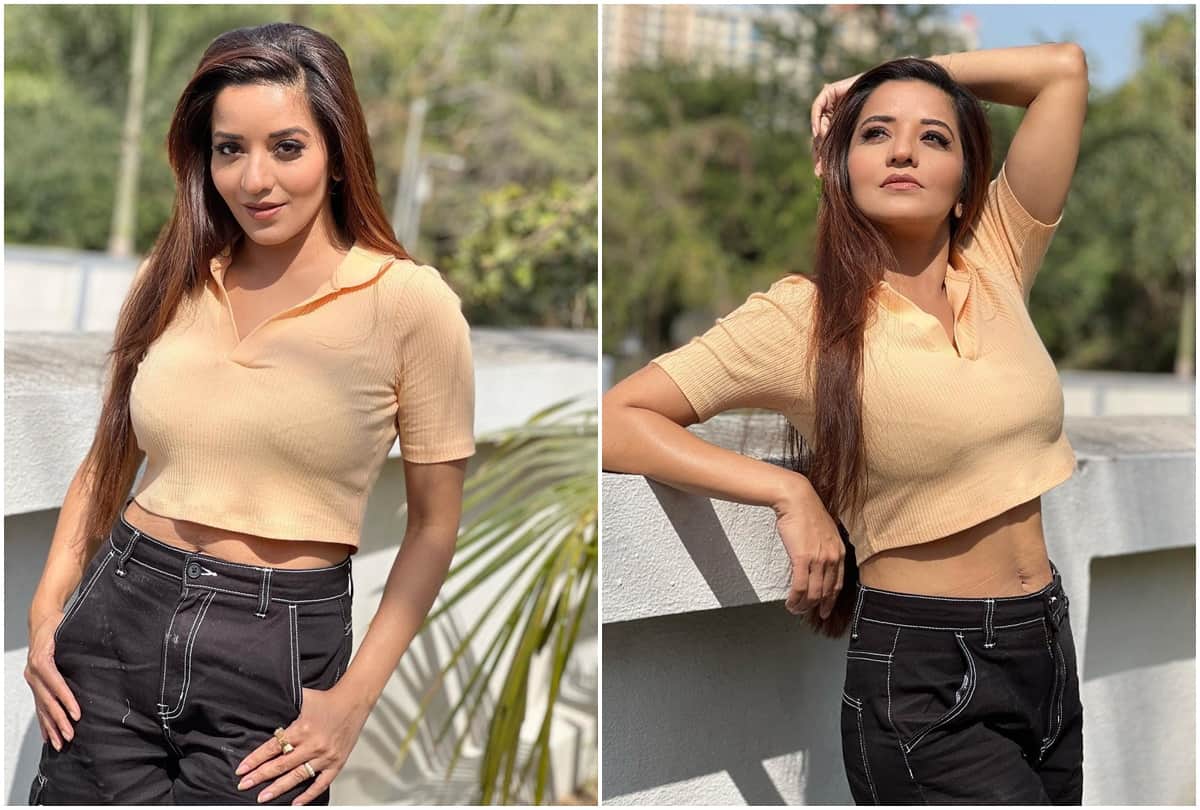 Bhojpuri: Monalisa shared her bold photos on instagram started the first shoot of the year on Vasant Panchami