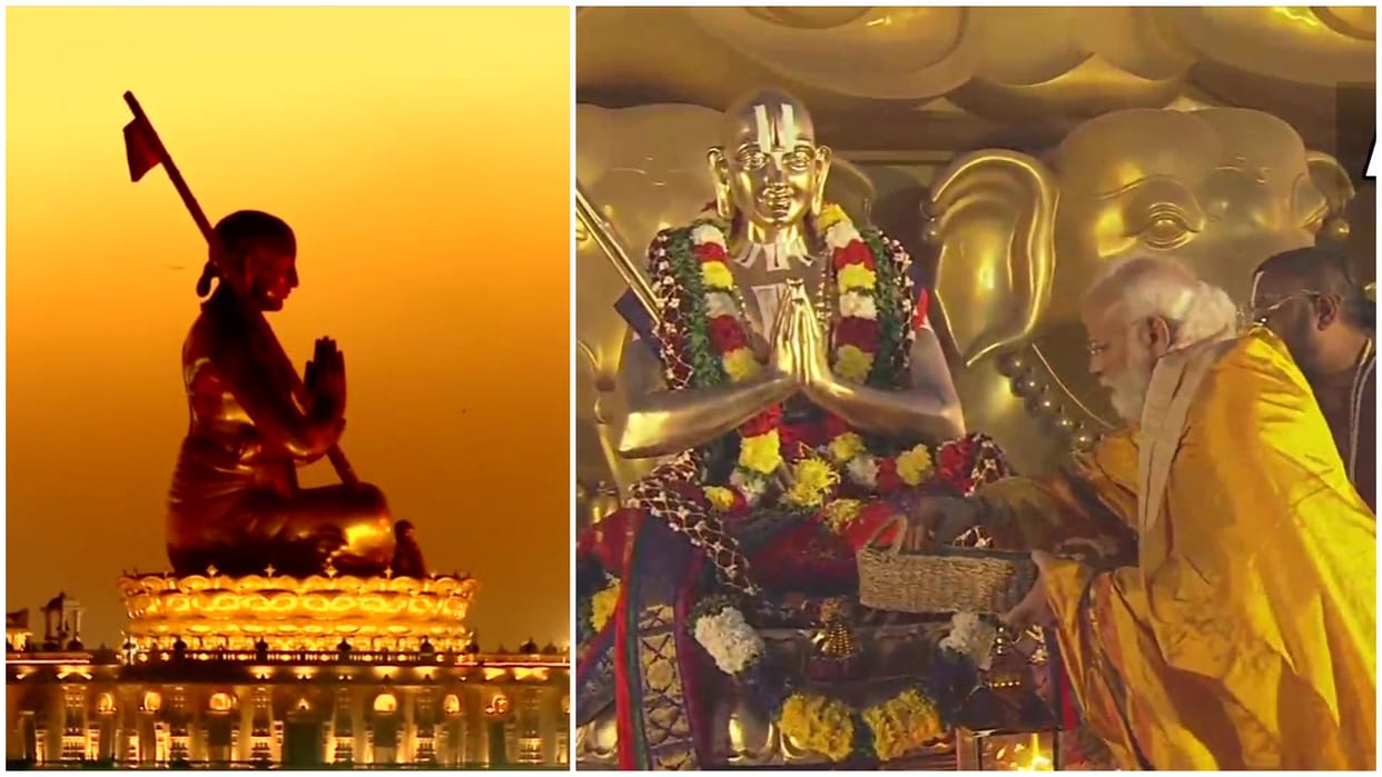 Statue of Equality row: 216 feet high statue of Ramanujacharya made in China, on Rahuls claim, Union Minister said this in clarification