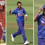 जेसन होल्डर, युजवेंद्र चहल और वॉशिंगटन सुंदर