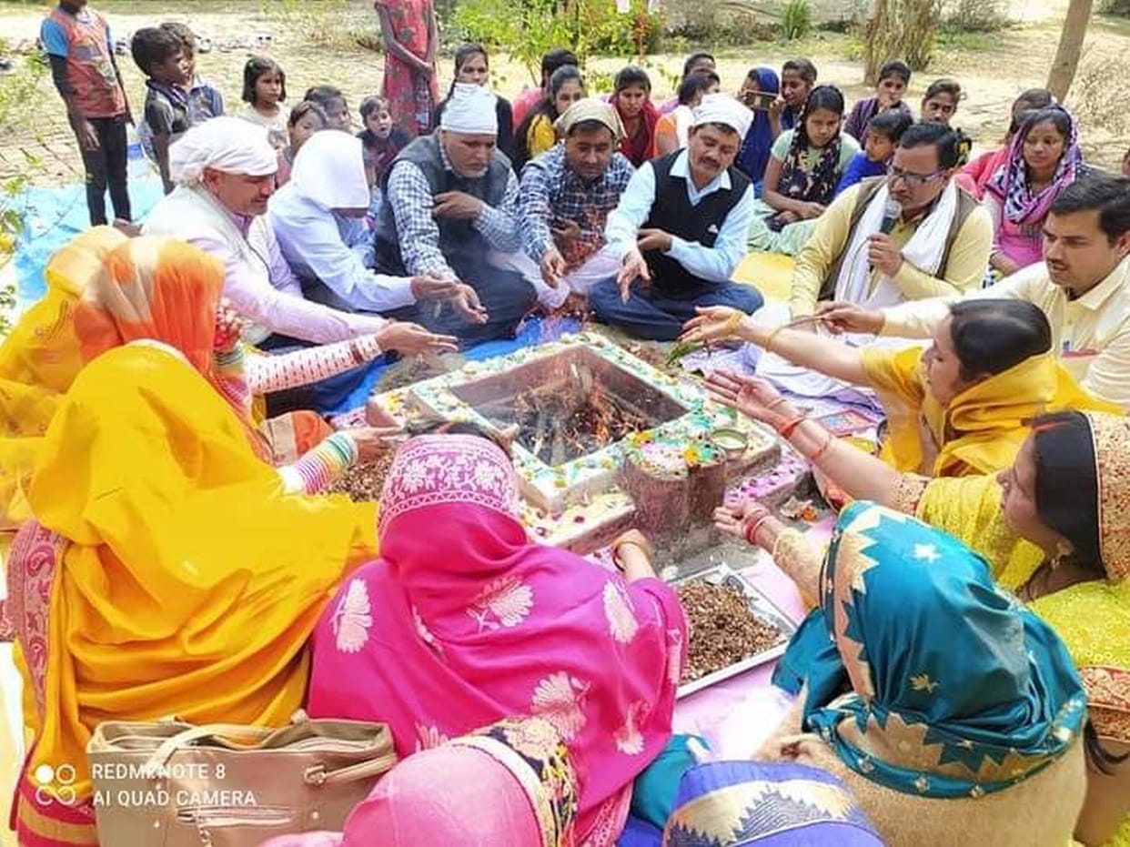 Worship of Mother Saraswati on Vasant Panchami