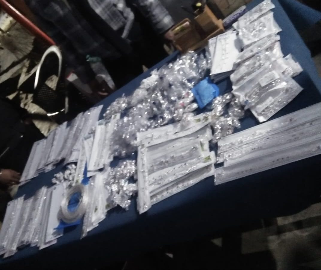 Police caught ten kilos of silver jewelry