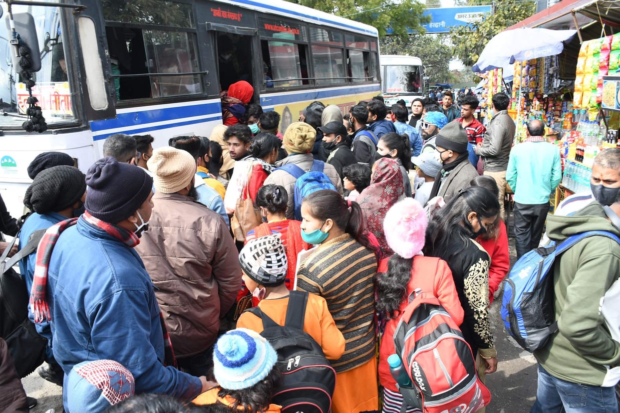 No More Roadways Bus in Kumaun