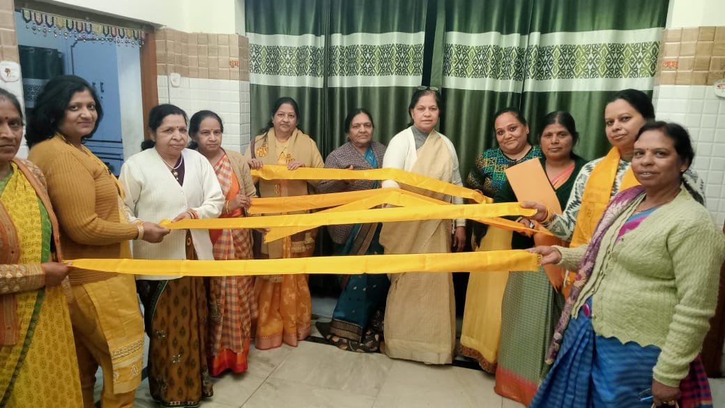 Organizing colorful programs on Vasant Panchami