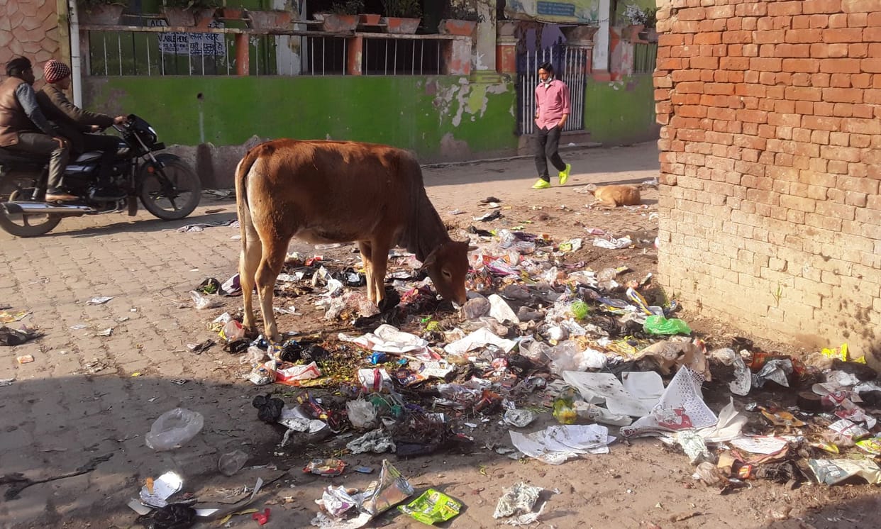 farrukabad news,No dustbins on the roads, officers unknown