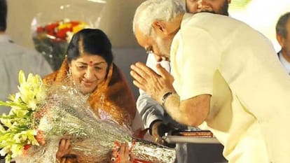 लता मंगेशकर और पीएम मोदी की अविस्मरणीय मुलाकात