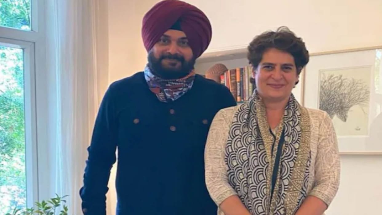 Navjot Singh Sidhu name not in the list of star campaigners of Congress for UP elections 2022