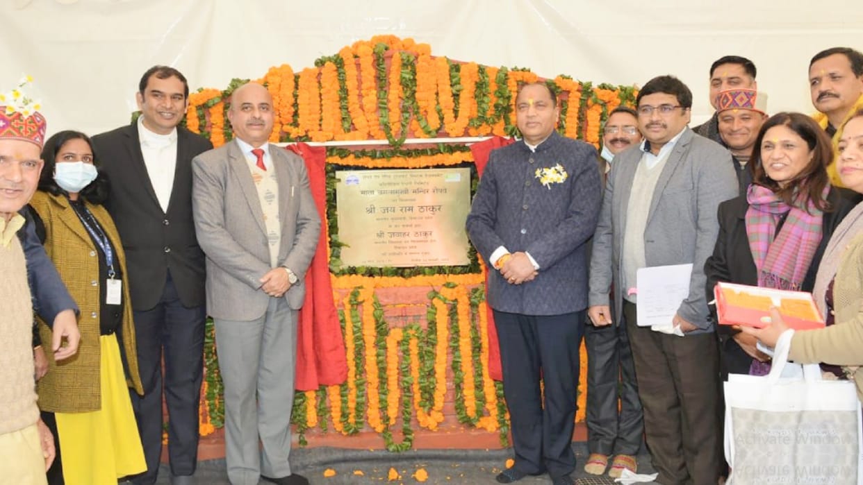 CM Jairam thakur said that the first ropeway of the NABARD financed state will be built for one year