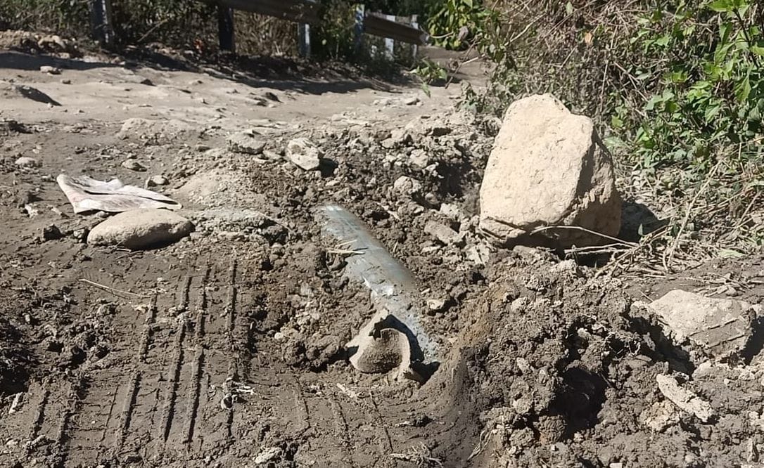 The department woke up after the news, leakage stopped from the pipe