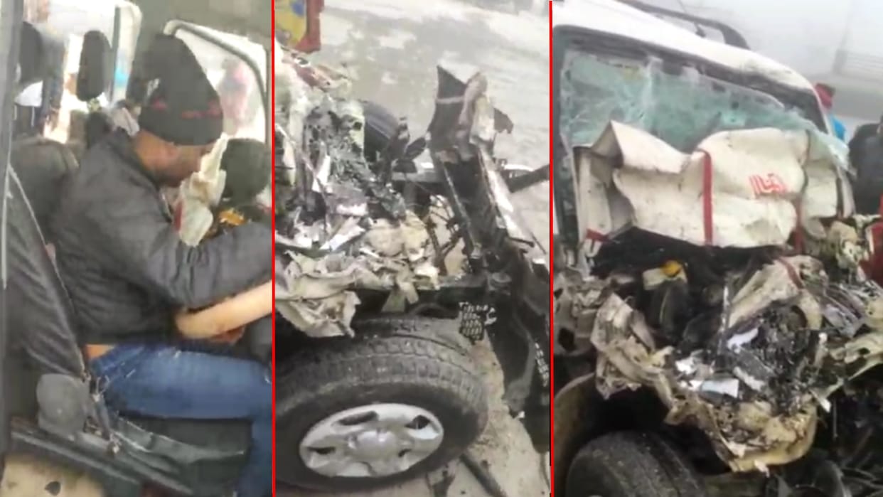 many killed in janrath bus and scorpio collide in gorakhpur