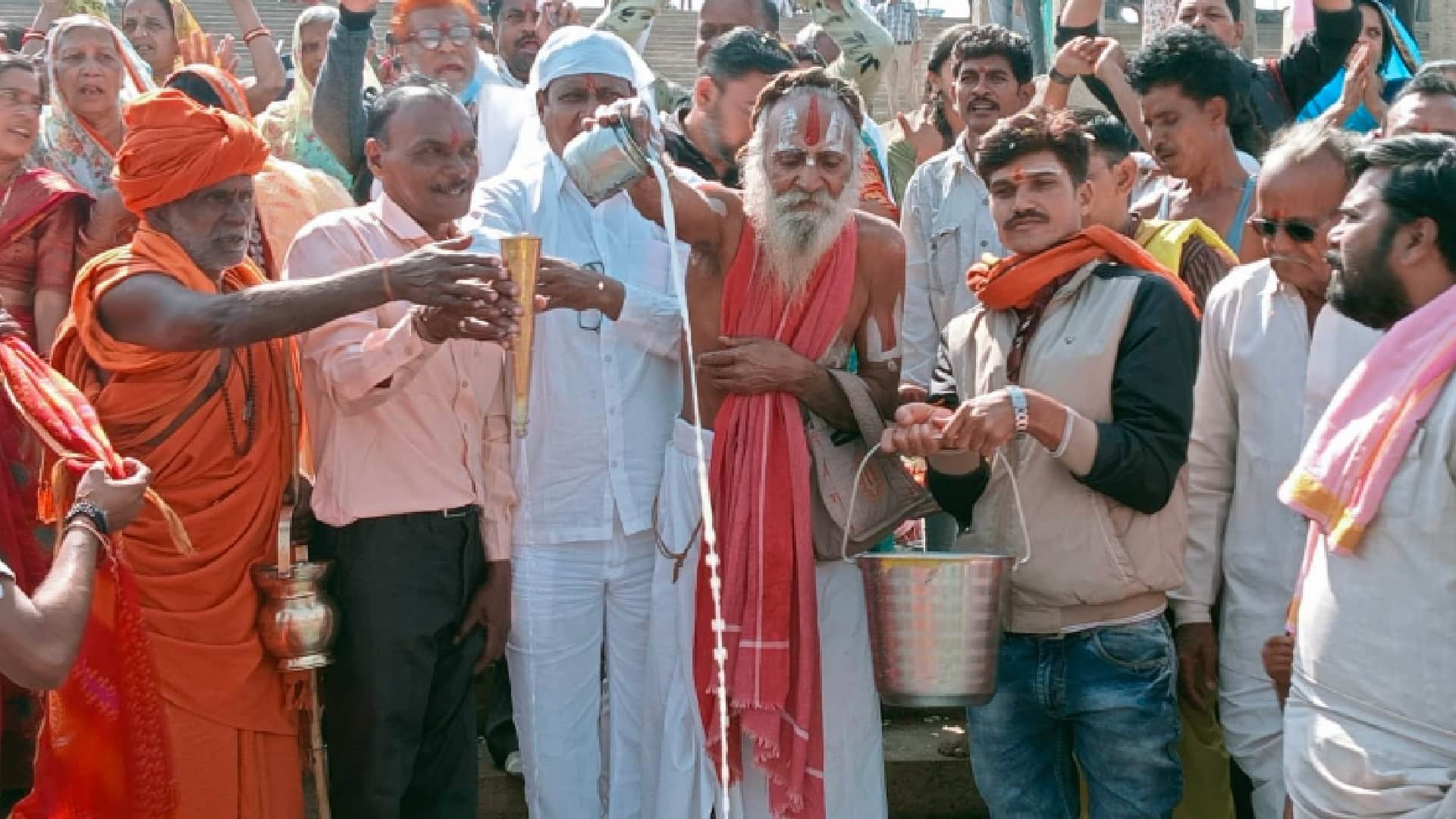 Narmada Janmotsav: 1100 meters Chunari climb to Narmada in Barwani, events will be held in Nemavar on Tuesday