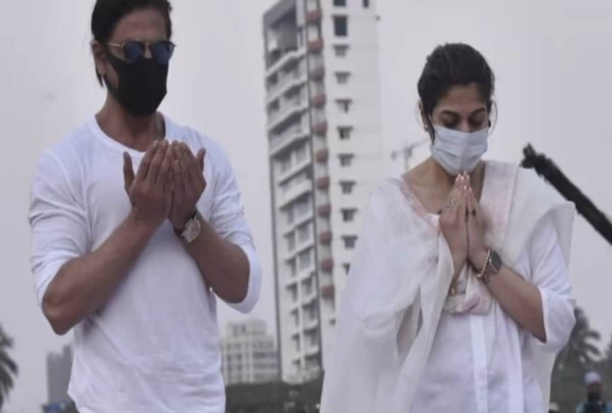 Lata Mangeshkar Funeral: Shahrukh Khan's fans defended the allegations of spitting during the funeral shared the video clip of my name is khan