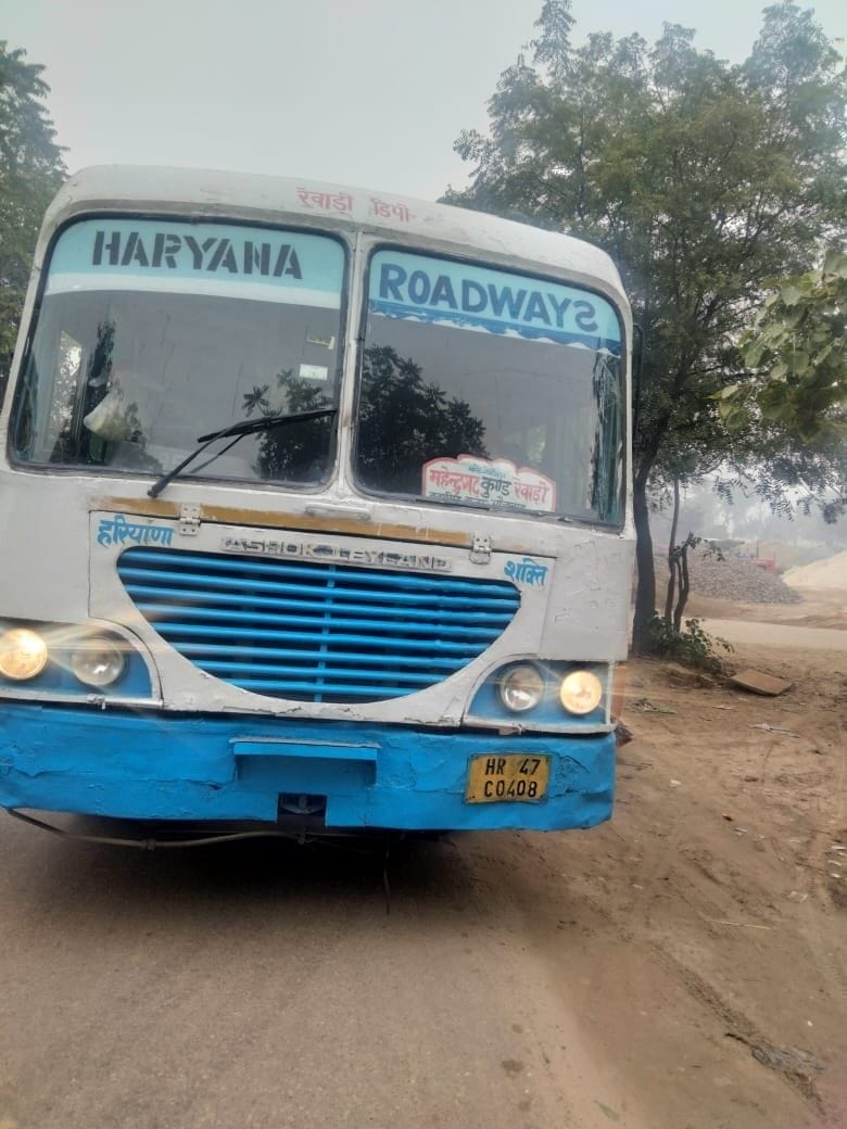 Bus service resumes on rural routes of Narnaul and Rewari