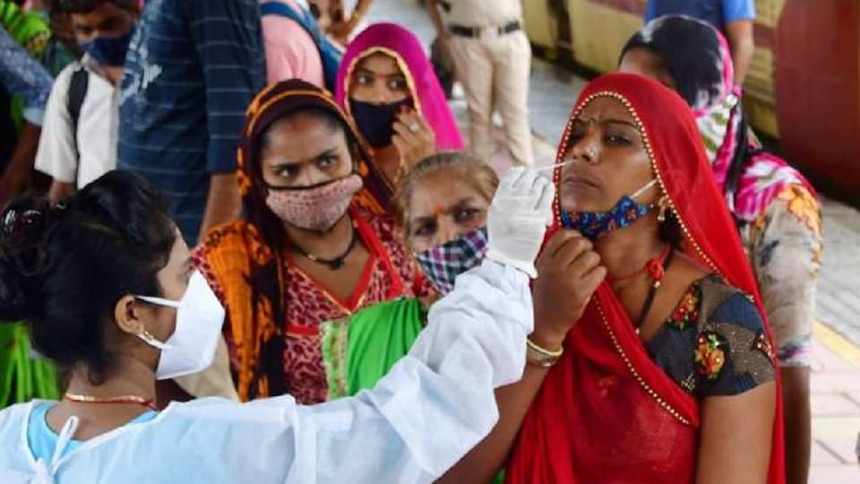 भारत में कोरोना के मामले