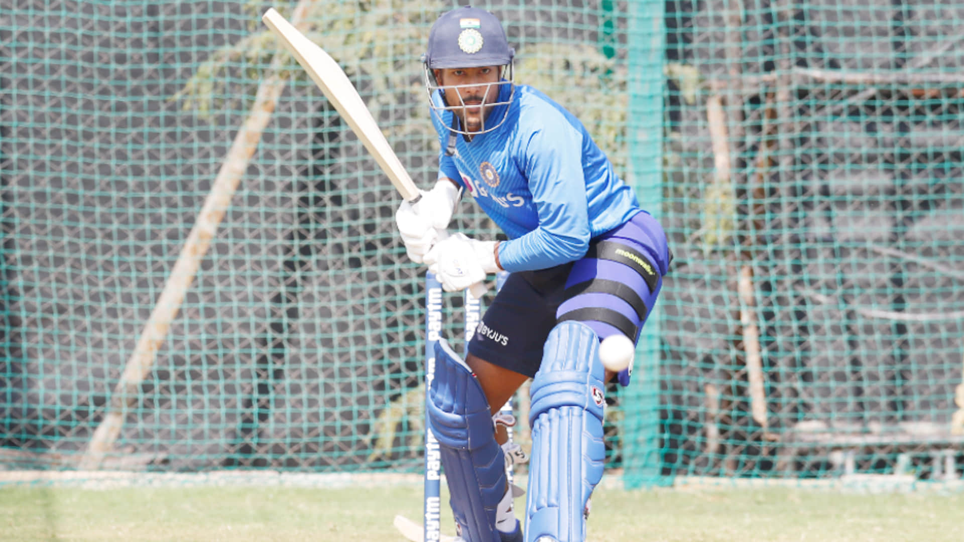 India vs West Indies 2nd ODI Photos Practice Session; Rahul Dravid bowling KL Rahul Batting Mayank Agarwal Navdeep Saini