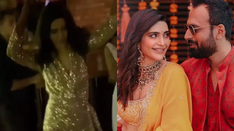 Karishma Tanna danced to film pushpa song Oo Bolega Ya Oo Oo Bolega at her reception party video viral